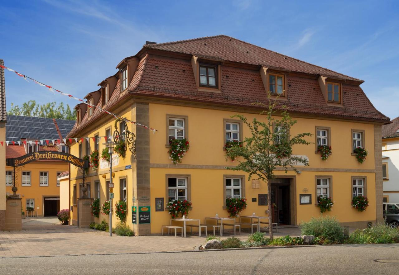 Hotel & Brauereigasthof Drei Kronen Memmelsdorf Bagian luar foto